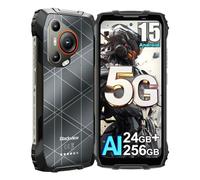 Blackview BL7000 5G Rugged Smartphone 2025, Android 15 Phone, 24GB+256GB/2TB Rugged Phone, 50MP+20MP AI Camera, 6.78'' 120Hz Display, 7500mAh/33W, IP68/69K Waterproof Smartphone, NFC/OTG, Black