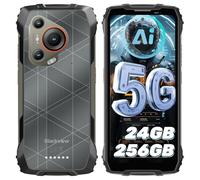 Blackview BL7000 AI Rugged Smartphone 5G, Dimensity 6300 24GB+256GB/2TB, Android 15 Phone, 50MP+20MP Night Version, 6.78" FHD+ 120Hz Waterproof Phones, 7500mAh 33W Fast Charge, Doke AI/5G Dual SIM/NFC