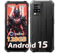 Blackview BV4800 Pro Rugged SmartPhone Android 15 | 12GB RAM + 128GB/2TB Rugged Phone | 6.56" HD+ | 8MP+16MP Dual Camera | 5100mAh IP68/IP69K Waterproof | NFC,Face Unlock | 4G Dual SIM UK Version