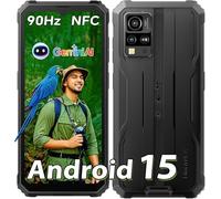 Blackview BV4800 SE Rugged Smartphone, 2025 Newest Android 15 Phone, 12GB RAM+64GB ROM/2TB Rugged Phone, 6.56'' 90Hz Display, 16MP AI Camera, IP68/69K Waterproof, 5100mAh, NFC, Face Unlocked -Black