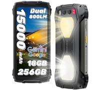 Blackview BV7300 Rugged Smartphone Android 14,18GB+256GB/2TB TF, 15000mAh 45W Fast Charge, 50MP+32MP+20MP Night Vision Camera,6.67" FHD+, 800LM Camp Light Rugged Phone, Face Fingerprint Unlock/NFC