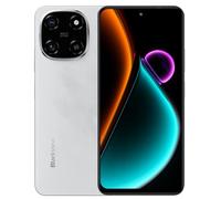 Blackview Color 6 AI Smartphone Unlocked, 24GB+128GB, 50MP+13MP Camera, 6.67" HD+ Screen, Three Card Slots, Android 15 Mobile Phone, 18W Fast Charge, Smart-K Box Speaker, Doke AI Apps, GPS White