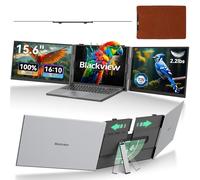 Blackview DCM8 Triple Laptop Screen Extender,15.6" 1080P FHD IPS Portable External Screen,Two Cable USB C Travel for 13-17'' Laptop,Plug & Play Compatible with Windows/Mac/Chrome OS/Mobile Devices