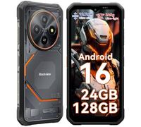Blackview FORT 2 Rugged Smartphone Android 16, 245g/10.7mm Rugged Phone Unlocked, 24GB + 128GB/2TB, 6.56" HD+ 90 Hz, Dual AI Cameras 16MP + 13MP, IP68/IP69K/Dual SIM/NFC/Glove Mode Waterproof Phone