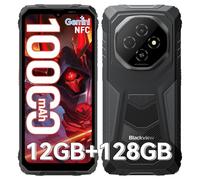 Blackview Fort1 Rugged Smartphone(AI)-10000mAh 18W, Android 15, 12GB+128GB/2TB, 6.56" 90Hz,IP69K Waterproof 4G Dual SIM Mobile Phones, NFC/OTG/GPS/3 Card Slots/Glove Mode,Rugged Phone 2025