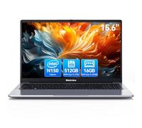 Blackview Laptop 2025, Laptops Computer for Business Student, Quad-Core N150 (Up to 3.6GHz, Beat N5095/ N95/N97/N100), 16GB DDR4 512GB SSD, 15.6” FHD IPS TÜV Screen, 100W Type-C Fast Charge, 4K HDMI