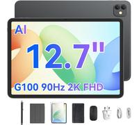 Blackview Link 8 Tablet, 12.7 Zoll 2K+ FHD 2160*1600, Android 15 Gemini AI MediaTek G100 36GB RAM+256GB ROM 8400mAh/PC Modus/Widevine L1/Face ID/16MP+13MP/GPS/OTG Gaming Tablets mit Tastatur und Stift