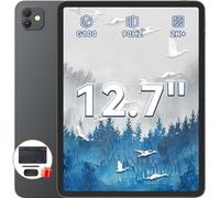 Blackview Link8 12.7 Inch Android 15 Tablet, Helio G100 Octa-Core, 2K+ 90Hz Display, (6+12) GB RAM 256GB ROM, 8400mAh, 16MP Camera, 2.4G/5G WiFi, GPS, Tablet with Keyboard, Stylus & Mouse