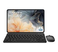Blackview MEGA 2 Tablet, 4G LTE Cellular with SIM Card Slot, All-in-One Bundle (Keyboard, Mouse, Case), 24 GB RAM (8+16) 128GB ROM, 12-inch 2K IPS Display with Widevine L1, Dual Band Wi-Fi, Blue