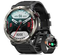 Blackview Military Smart Watch for Men (Answer/Make Calls), 1.39" HD Fitness Watch with Heart Rate SpO2 Sleep Monitor Stress Test, 100+ Sports Modes Waterproof Outdoor Smartwatch for iOS Android