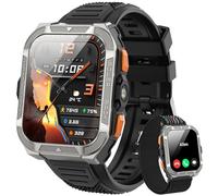 Blackview Military Smart Watch for Men | Built-in GPS, Compass, LED Torch | AI, ChatGPT, Translator | 100-Day Battery | Bluetooth Calls | Health Monitor | 170+ Sports | IP68 Waterproof for iOS Android