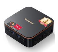 Blackview MP20 2026 Mini PC Win-11 Pro(3-Year Warranty), AMD Ryzen 3300U(Beats N150/N100), Desktop PC Computers 16GB RAM 512GB SSD, WiFi 5, USB3.2, Support 4K Dual Display for Design & Work from Home