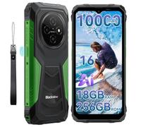 Blackview Rugged SmartPhone (10000mAh)-Android 15, 18GB+256GB/2TB, 6.56" 90Hz, Sim-free Unlocked Mobile Phones, IP69K/NFC/OTG/GPS/4G Dual SIM/3 Card Slots/Glove Mode, AI Rugged Phone, Green