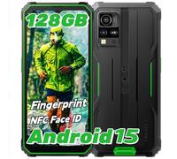 Blackview Rugged Smartphone Android 15, BV4800Pro 12GB+128GB/2TB Expand, 6.56 HD+ Mobile Phones, 16MP Waterproof Phone, 5180mAh, 4G Dual SIM, NFC/Face Fingerprint Unlocked/Glove Mode - Green