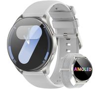 Blackview Smart Watch for Men Women Answer/Make Call, 1.43" AMOLED Ultra-HD Screen Fitness Watch with Heart Rate/Sleep/SpO2/Stress Monitor, 110+Sports IP68 Waterproof Activity Tracker for iOS Android