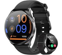 Blackview Smart Watch for Women Men (Make/Answer Calls),1.43''AMOLED Touchscreen Fitness Tracker with 100+ Sports Modes, Heart Rate/SpO2/Sleep Monitor/2 Straps, Smartwatch for iPhone & Android