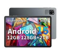 Blackview Tablet 10 inch Android 15 tablet, Octa-Core, 12GB+128GB(TF 2T),WIFI 6 Android Tablet, 8MP+5MP,Widevine L1,WPS Suite,HD IPS- Tab 60 WIFI