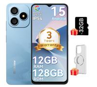 Blackview WAVE 9C Smart Android Phone,4G Sim-Free & Unlocked Mobile Phones, 12GB+128GB/2TB, Android 15 Phone 13MP+8MP AI Camera, 5000mAh/10W, Fingerprint/Eye Comfort Mode, 5G WiFi/GPS/OTG Smartphone