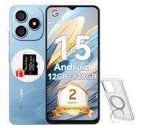 Blackview WAVE 9C Smart Android Phone,4G Sim-Free & Unlocked Mobile Phones, 12GB+128GB/2TB, Android 15 Phone 13MP+8MP AI Camera, 5000mAh/10W, Fingerprint/Eye Comfort Mode, 5G WiFi/GPS/OTG Smartphone