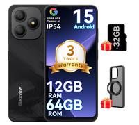 Blackview WAVE 9C Smart Android Phone,4G Sim-Free & Unlocked Mobile Phones, 12GB+64GB/2TB, Android 15 Phone 13MP+8MP AI Camera, 5000mAh/10W, Fingerpr