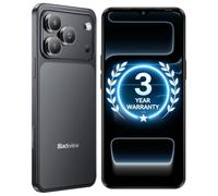 Blackview WAVE Android 16 Phone, 5000mAh Battery, 4GB RAM Backup Phone | 4G SIM-Free Unlocked Mobile Phone, 64GB Storage/1TB microSD Support, 32MP Camera, Dual SIM for Calls & Messaging, Black