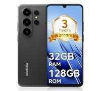 Blackview Wave10 Sim-free & Unlocked Mobile Phones, 3-Year Warrant, Android 16 Phone, 6.88" 120Hz, 32GB+128GB Unlocked Phone, 32MP+13MP Smart Phones, Fingerprint, Bluetooth 5.2, Black