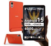 Blackview ZENO 1 8 Inch Tablet with SIM Card Slot, Android 15 Gaming Cellular Tablet with Detachable Stand, 18GB+256GB, 8" Tablets with Dual SIM 4G LTE & 5G WiFi, 90Hz HD Display, Widevine L1, GPS