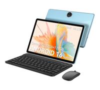 Blackview ZENO5 Android 16 Tablet, 11 Inch Tablet with Keyboard, 32GB RAM 128GB ROM, T7250 Octa-Core, 4G LTE,8300mAh, for Casual Gaming, Streaming, Creative Projects & 4G Video Calls - Ocean Blue