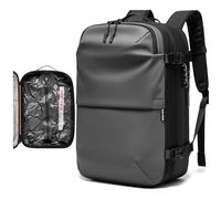 BlackVoyage Vortex Vacuum Seal Travel Backpack 60L Expandable Air Compression System Water Resistant TSA Lock, Aero (Gray), 60L (No Air Pump)