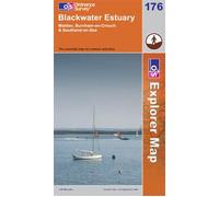 Blackwater Estuary OS Explorer Map 176