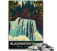 Blackwater Falls Puzzles 1000 Pieces for Teenagers, Suitable for Ages 14 And Up Family Fun It Is Ideal As A Gift for The Whole Family 1000pcs(50x75cm)
