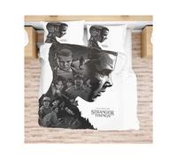 (BlackWhite, 135*200cm) Stranger Things Season 3 Duvet Cover Bedding Set UK Single 2PCS Set