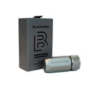 Blackwing One-Step Long Point Sharpener, German Steel Blade, Sharp Curved Point, Machined Aluminum, Grey