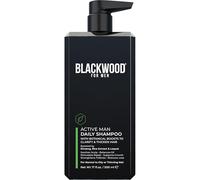 Blackwood For Men Blackwood Active Man Day Shampoo for Men, Thickening and Clarifying Shampoo for Normal to Oily Hair or Scalp, Fights Hair Loss, Vegan Formula