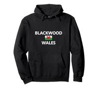 Blackwood Wales Welsh Flag City Pullover Hoodie