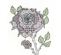 Blackwork - Rose