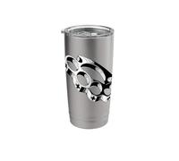 Blackwork Tattoo Flash Knuckles Stainless Steel Insulated Tumbler