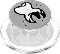 Blackwork Tooth Molar PopSockets PopGrip for MagSafe