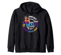 Bladder Cancer Awareness Support Family Zip Hoodie