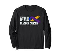 Bladder Cancer Awareness Support Retro Bladder Cancer Long Sleeve T-Shirt