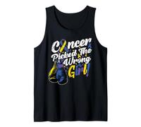 Bladder Cancer Picked The Wrong Girl Awareness Support Squad Tank Top