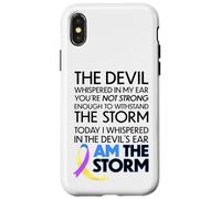 Bladder Cancer Warriors I Am The Storm, I Will Survive Case for iPhone X/XS
