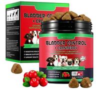 Bladder Control Cranberry Soft Chews for Dogs (Peking Duck Flavour | 150 Soft Chews) - Urinary Tract Support Supplement with D Mannose & Herbal Blend, Kidney & pH Balance Support