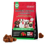 Bladder & Kidney Support for Dogs, Urinary Tract treatment and Bladder Control Supplement, Soft Chews with Cranberry and D-Mannose, Natural Immune System Booster - Peking Duck Flavor (60Pcs)