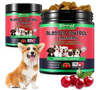 Bladder & Kidney Support for Dogs, Urinary Tract treatment and Bladder Control Supplement, Soft Chews with Cranberry and D-Mannose, Natural Immune System Booster - Peking Duck Flavor (150Pcs)