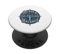 Blade And Balance Paladin RPG Class Sword Justice Symbol PopSockets Adhesive PopGrip