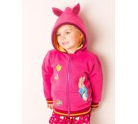 Blade and Rose Girl's Peter Rabbit Autumn Leaf Hoodie in Pink | Size: 1-2 Years Blade and Rose Pink 1-2 Years