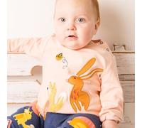 Blade and Rose Meadow Farmyard Friends Top in Light Pink | Size: 0-6 m Blade and Rose Light Pink 0-6 m