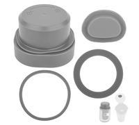Blade Cover & Vessel Cap Set for Ninja Blast Portable Blender BC100/BC151 Series, Silicone and Plastic Blender Replacement Parts Accessories Leakproof & Dishwasher-Safe (Gray)