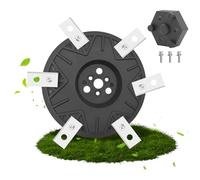 Blade Disc + 6 Blade Discs Compatible with Worx Landroid, M500 M700 WR167E WR141E Vision M600, Fibreglass Reinforced Blade Disc with 6 Blades, Robotic Lawnmower Blade Disc with Screws